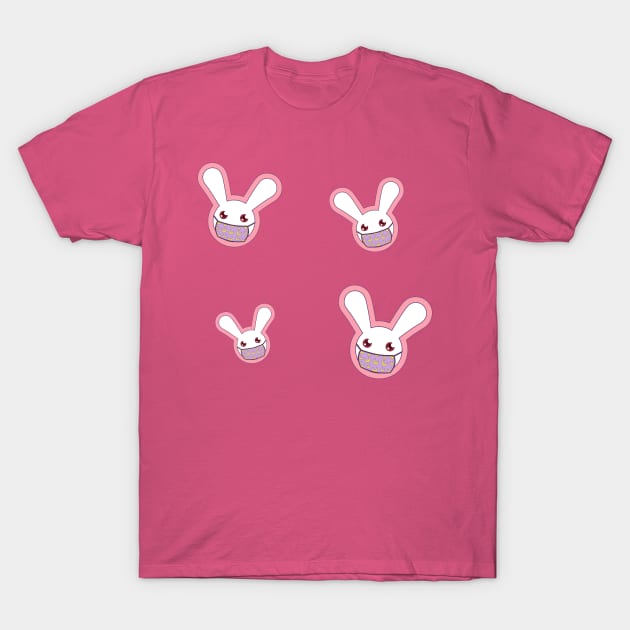 Safety Bunny T-Shirt by Thedustyphoenix